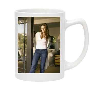 Brooke Shields 14oz White Statesman Mug