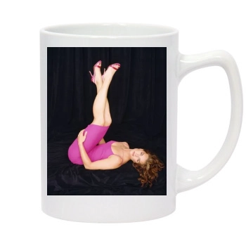 Brooke Shields 14oz White Statesman Mug