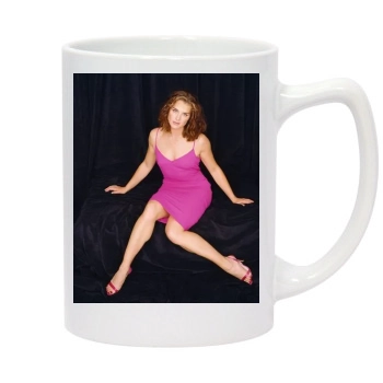 Brooke Shields 14oz White Statesman Mug