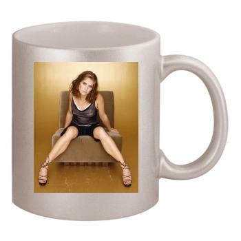 Brooke Shields 11oz Metallic Silver Mug