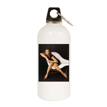 Brooke Shields White Water Bottle With Carabiner