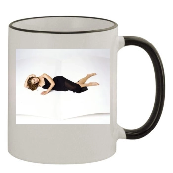 Brooke Shields 11oz Colored Rim & Handle Mug