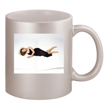 Brooke Shields 11oz Metallic Silver Mug