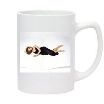 Brooke Shields 14oz White Statesman Mug