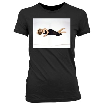 Brooke Shields Women's Junior Cut Crewneck T-Shirt