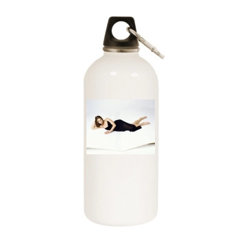 Brooke Shields White Water Bottle With Carabiner