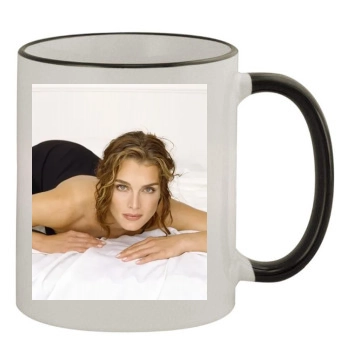 Brooke Shields 11oz Colored Rim & Handle Mug