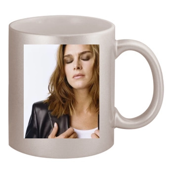 Brooke Shields 11oz Metallic Silver Mug