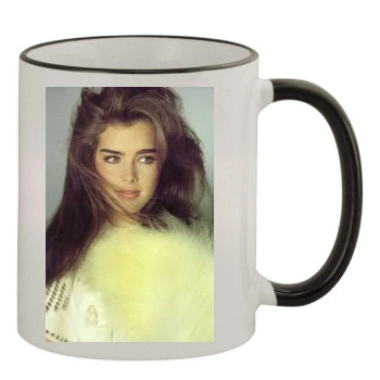 Brooke Shields 11oz Colored Rim & Handle Mug