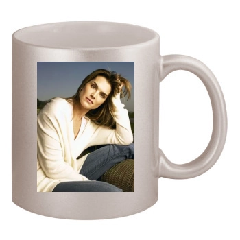 Brooke Shields 11oz Metallic Silver Mug