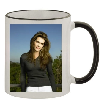 Brooke Shields 11oz Colored Rim & Handle Mug