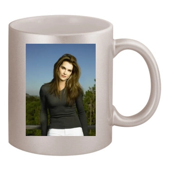 Brooke Shields 11oz Metallic Silver Mug