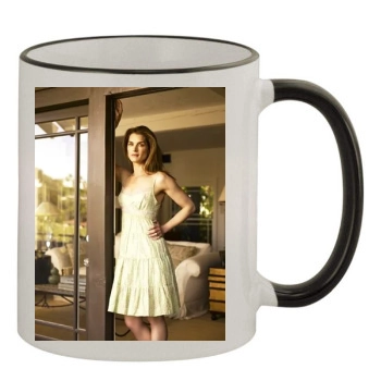 Brooke Shields 11oz Colored Rim & Handle Mug