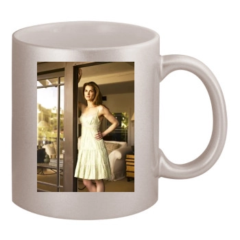 Brooke Shields 11oz Metallic Silver Mug