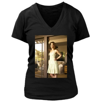 Brooke Shields Women's Deep V-Neck TShirt