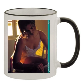 Brooke Shields 11oz Colored Rim & Handle Mug