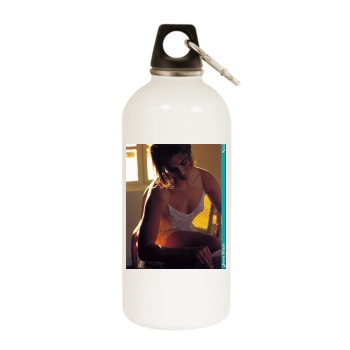 Brooke Shields White Water Bottle With Carabiner