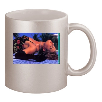 Brooke Shields 11oz Metallic Silver Mug