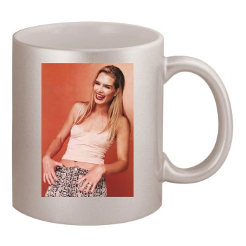 Brooke Shields 11oz Metallic Silver Mug