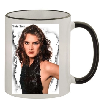 Brooke Shields 11oz Colored Rim & Handle Mug