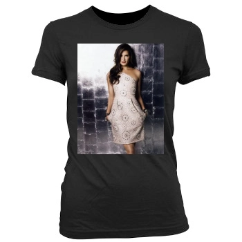 Brooke Shields Women's Junior Cut Crewneck T-Shirt