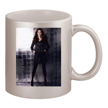 Brooke Shields 11oz Metallic Silver Mug