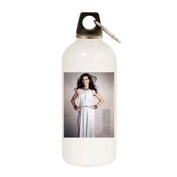 Brooke Shields White Water Bottle With Carabiner