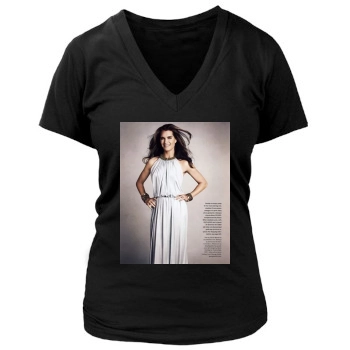 Brooke Shields Women's Deep V-Neck TShirt