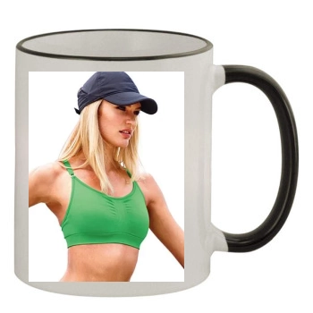 Candice Swanepoel 11oz Colored Rim & Handle Mug