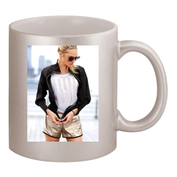 Candice Swanepoel 11oz Metallic Silver Mug