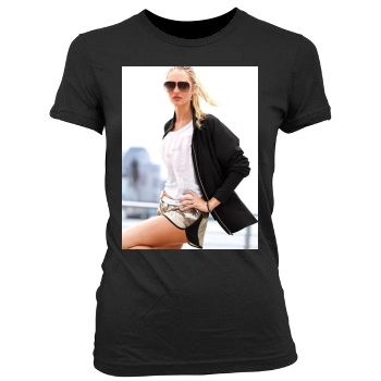 Candice Swanepoel Women's Junior Cut Crewneck T-Shirt