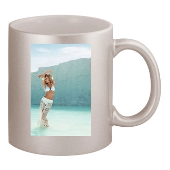 Candice Swanepoel 11oz Metallic Silver Mug