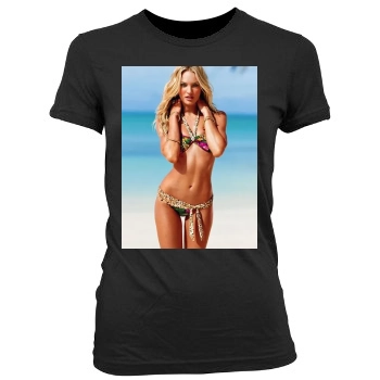 Candice Swanepoel Women's Junior Cut Crewneck T-Shirt