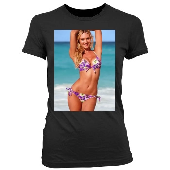 Candice Swanepoel Women's Junior Cut Crewneck T-Shirt