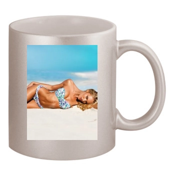 Candice Swanepoel 11oz Metallic Silver Mug