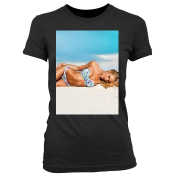 Candice Swanepoel Women's Junior Cut Crewneck T-Shirt