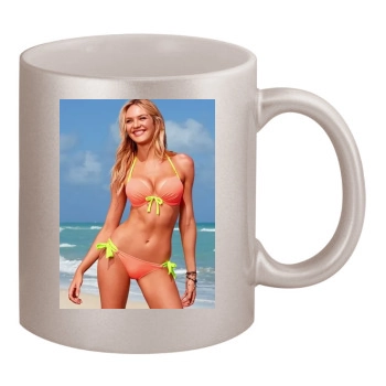 Candice Swanepoel 11oz Metallic Silver Mug