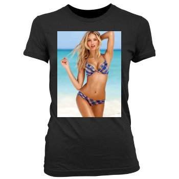 Candice Swanepoel Women's Junior Cut Crewneck T-Shirt