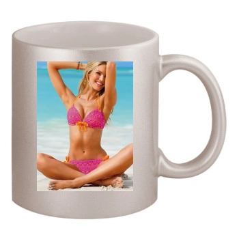 Candice Swanepoel 11oz Metallic Silver Mug