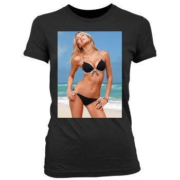 Candice Swanepoel Women's Junior Cut Crewneck T-Shirt