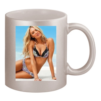 Candice Swanepoel 11oz Metallic Silver Mug