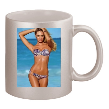 Candice Swanepoel 11oz Metallic Silver Mug