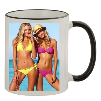 Candice Swanepoel 11oz Colored Rim & Handle Mug