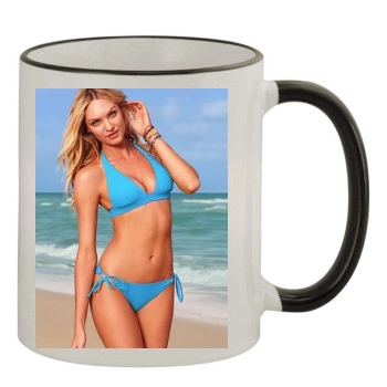 Candice Swanepoel 11oz Colored Rim & Handle Mug