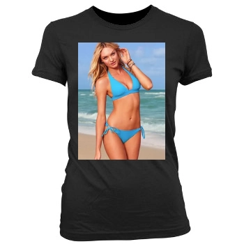 Candice Swanepoel Women's Junior Cut Crewneck T-Shirt