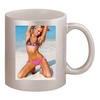 Candice Swanepoel 11oz Metallic Silver Mug