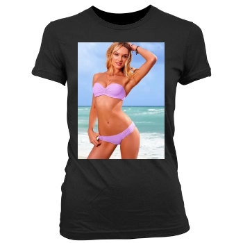 Candice Swanepoel Women's Junior Cut Crewneck T-Shirt