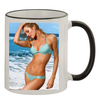 Candice Swanepoel 11oz Colored Rim & Handle Mug