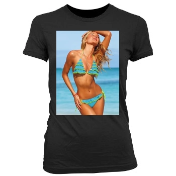 Candice Swanepoel Women's Junior Cut Crewneck T-Shirt