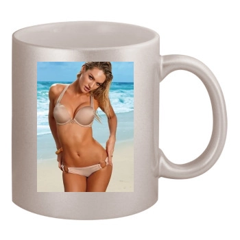 Candice Swanepoel 11oz Metallic Silver Mug